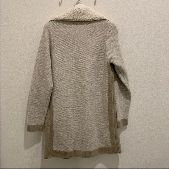 Anthropologie Marled Sherpa sweater coat NWT